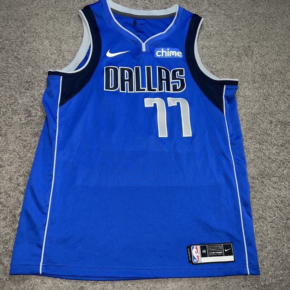 Nike Dallas Mavericks Luka Dončić #77 Dri-Fit Association Edition Jersey Size 48